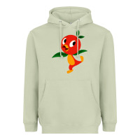 Matcha orange bird Heavyweight Hoodie - linhVisuals