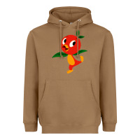 Toasted Coconut orange bird Heavyweight Hoodie - linhVisuals
