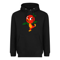 Black orange bird Heavyweight Hoodie - linhVisuals