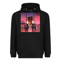 Black Juice pink Heavyweight Hoodie - linhVisuals
