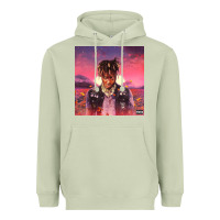Matcha Juice pink Heavyweight Hoodie - linhVisuals