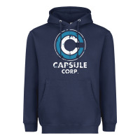 Navy capsule corporation essentia Heavyweight Hoodie - linhVisuals
