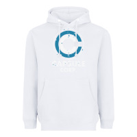 White capsule corporation essentia Heavyweight Hoodie - linhVisuals