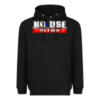 Black American punk Heavyweight Hoodie - linhVisuals