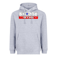 Heather Grey American punk Heavyweight Hoodie - linhVisuals