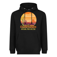 Black grand canyon national park t  shirt grand canyon arizona u s national Heavyweight Hoodie - linhVisuals