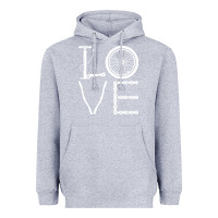 Heather Grey cycling t  shirt cycling cyclist t  shirt (1) Heavyweight Hoodie - linhVisuals