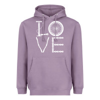 Lavender cycling t  shirt cycling cyclist t  shirt (1) Heavyweight Hoodie - linhVisuals