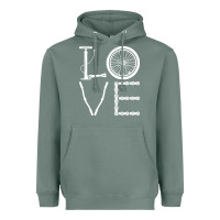 Sage cycling t  shirt cycling cyclist t  shirt (1) Heavyweight Hoodie - linhVisuals