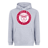 Heather Grey santa clara u seal Heavyweight Hoodie - linhVisuals