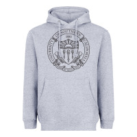 Heather Grey .university of southern california Heavyweight Hoodie - linhVisuals