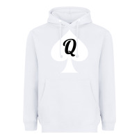 White queen of spades clothes for women   qos tee t shirt Heavyweight Hoodie - linhVisuals