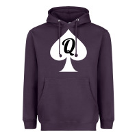 Plum queen of spades clothes for women   qos tee t shirt Heavyweight Hoodie - linhVisuals