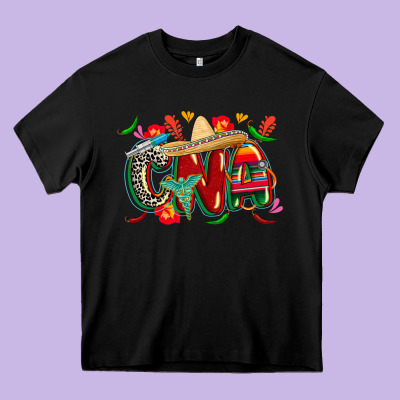 Cinco De Mayo Cna Heavy Core Tee Designed By Cowgirlartshop
