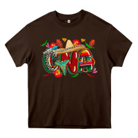 Chocolate Brown cinco de mayo cna Heavy Core Tee - CowGirlArtShop
