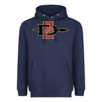 Navy san diego state aztecs Heavyweight Hoodie - linhVisuals