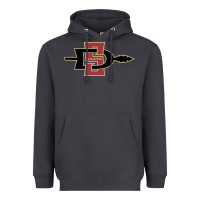 Smoke san diego state aztecs Heavyweight Hoodie - linhVisuals