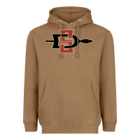 Toasted Coconut san diego state aztecs Heavyweight Hoodie - linhVisuals