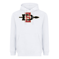 White san diego state aztecs Heavyweight Hoodie - linhVisuals
