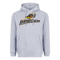 Heather Grey akron rubberducks Heavyweight Hoodie - linhVisuals