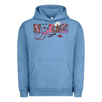Pigment Pebble Blue valentine's day nurse Urban Hoodie - RanaPortraitStore
