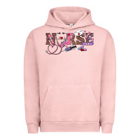 Pigment Salmon valentine's day nurse Urban Hoodie - RanaPortraitStore