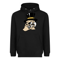 Black wake forest demon deacons Heavyweight Hoodie - linhVisuals