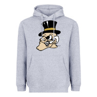 Heather Grey wake forest demon deacons Heavyweight Hoodie - linhVisuals
