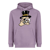 Lavender wake forest demon deacons Heavyweight Hoodie - linhVisuals