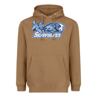 Toasted Coconut sonoma state seawolves Heavyweight Hoodie - linhVisuals