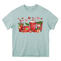 Arona strawberry coffee cups Heavy Core Tee - Jasminsmagicworld