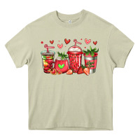 Mossy strawberry coffee cups Heavy Core Tee - Jasminsmagicworld