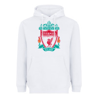 White new you'll never walk alone liverpool Heavyweight Hoodie - linhVisuals