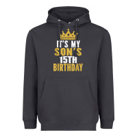 Smoke it's my son's 15th birthday 15 years old boy t shirt Heavyweight Hoodie - linhVisuals