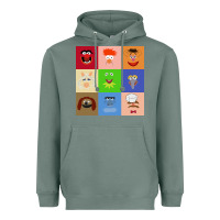 Sage Muppets and Friends Heavyweight Hoodie - linhVisuals