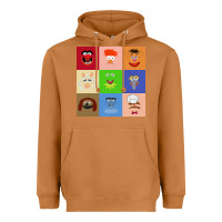 Meerkat Muppets and Friends Heavyweight Hoodie - linhVisuals
