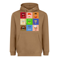 Toasted Coconut Muppets and Friends Heavyweight Hoodie - linhVisuals