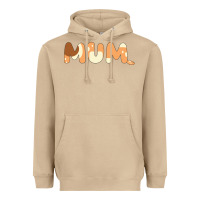 Mushroom Bluey Mum Heavyweight Hoodie - linhVisuals