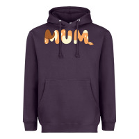 Plum Bluey Mum Heavyweight Hoodie - linhVisuals