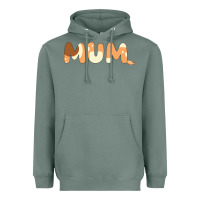 Sage Bluey Mum Heavyweight Hoodie - linhVisuals