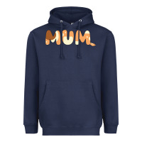 Navy Bluey Mum Heavyweight Hoodie - linhVisuals