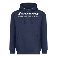 Navy ludwig percussion Heavyweight Hoodie - linhVisuals