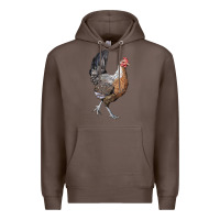 Coffee American Game Chicken Premium Hoodie - LillyAllenDesigns