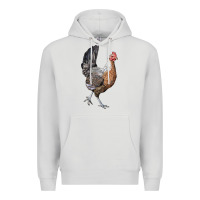 Dove Grey American Game Chicken Premium Hoodie - LillyAllenDesigns