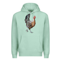 Seafoam American Game Chicken Premium Hoodie - LillyAllenDesigns