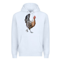 White American Game Chicken Premium Hoodie - LillyAllenDesigns