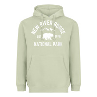 Matcha womens new river gorge national park bear west virginia nature v neck Heavyweight Hoodie - linhVisuals