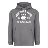 Storm womens new river gorge national park bear west virginia nature v neck Heavyweight Hoodie - linhVisuals