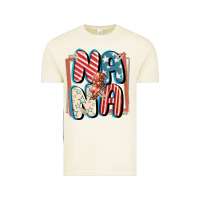 Vintage Arctic 4th of July nana with lightning bolt Vintage Tee - FaDigitalArtStudio