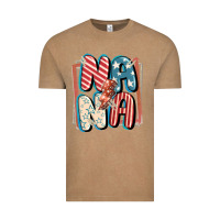 Vintage Coffee 4th of July nana with lightning bolt Vintage Tee - FaDigitalArtStudio